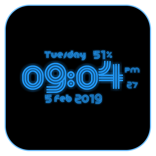 60's Digital Clock Lwp icon