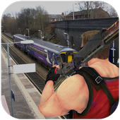 NY Train Attack 2018-Real Hero Shooting Game 3D icon