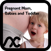Pregnant Mom, Baby and Toddler icon