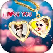 Love Locket Photo Frame on 9Apps