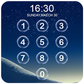 Lock screen for ios 8-Phone Keypad lock screen icon
