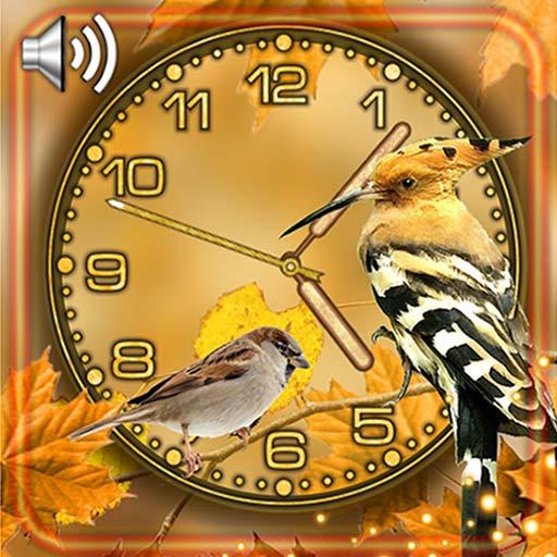 Autumn Birds Clock Live Wallpaper icon