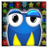 Funny Monster Match 3 Puzzle icon