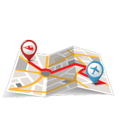 GPS Maps for travel icon