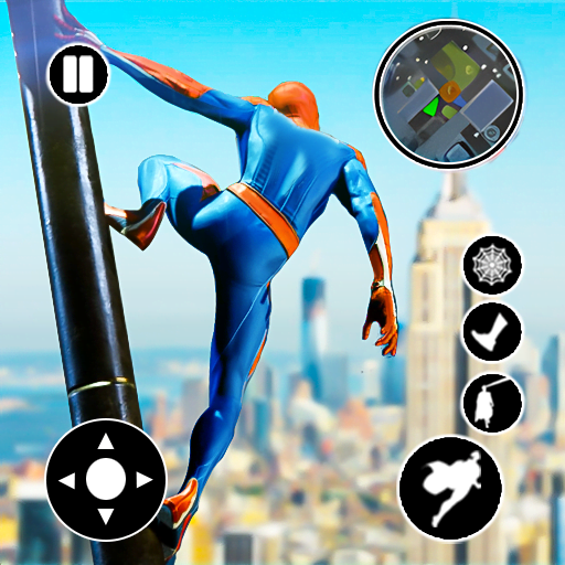 Spider Rope Hero Rescue Game3D icon