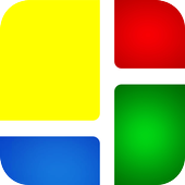 Photo grid collage icon