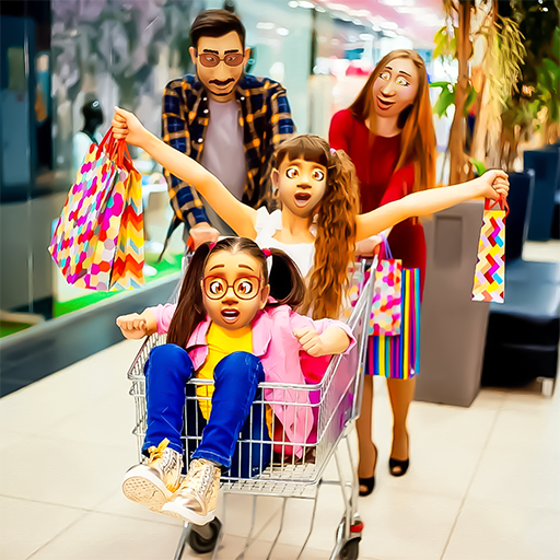 Supermarket Shopping Mall Girl icon