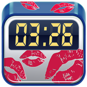 Kisses Digital Clock Widget icon