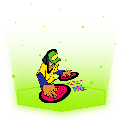 Dj Template - HD green screen icon