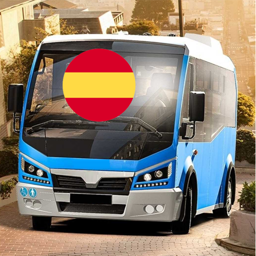 Autobús del servicio de transporte del minibús icon