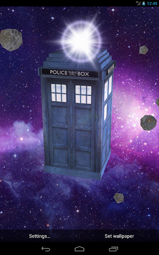 TARDIS 3D Live Wallpaper screenshot 5