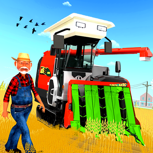 Farming Tractor Sim Game 2023 icon