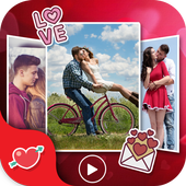 😍💖 Love Slideshow With Music आइकन
