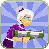 Angry Grandma - Run and Shoot icon