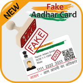 Aadhar Card ID Maker Prank icon