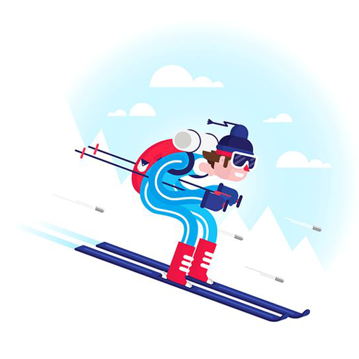 Skiing Mount Everest icon