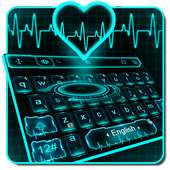 Blue Neon Heart on 9Apps