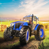 Real Farming Simulator 3D-Tractor Transport Games icon