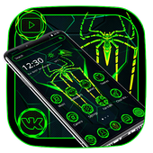 Neon Green Spider Launcher Theme🕷️ icon