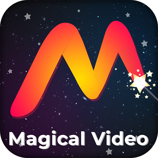 Magical Video Status Maker with Music icon
