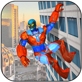 Flying Super-Hero Pacific City Rescue Mission icon