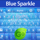 GO Keyboard Blue Sparkle icon