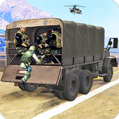 Offroad Army Truck Simulator Game 3D आइकन