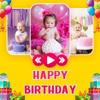 Birthday Video Maker with Song and Name