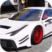 Car Parking Ferrari 458 Widebody Simulator icon