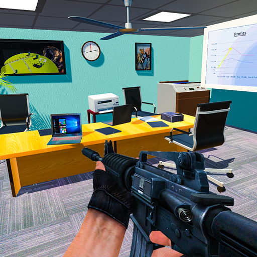Destruir Escritório: Estresse Buster FPS Tiroteio icon