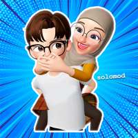 Romantic Muslim Couple Stickers for WAStickerApps on 9Apps