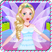 Beautiful fairy wedding games icon