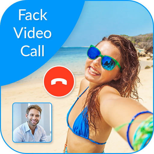 Fake video call for video chat icon