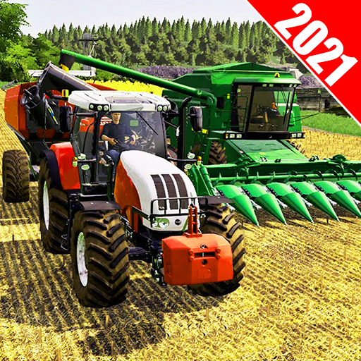 Cargo Tractor Trolley Driver Farmer Simulator 2021 icon