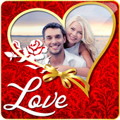 Romantic Love Photo Frame Maker Share Couples Pics icon