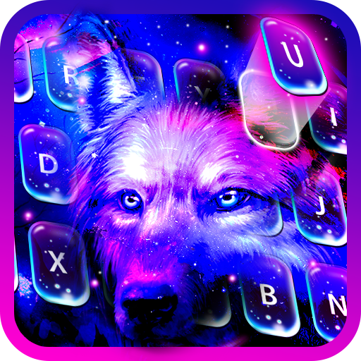 Neon Fox - Keyboard Theme icon