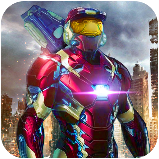 Iron Hero : Grand Flying City Rescue Mission 3D icon