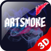 Art Smoke Effect: 3D Name maker icon