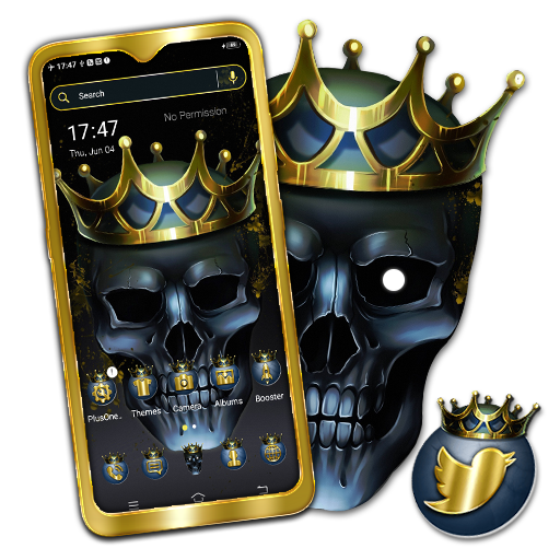 Skull King Launcher Theme icon