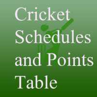 Cricket Schedule and Points Table 2020
