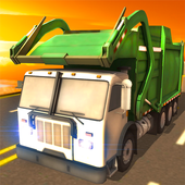 4x4 City Garbage Truck Driver icon