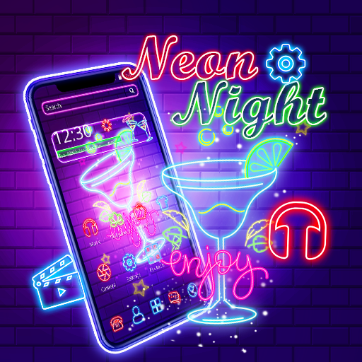 Neon Night Bar Theme icon
