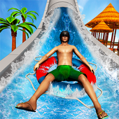Crazy Water Slide Fun Games icon