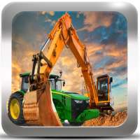 Tractor Concrete Excavator 3D