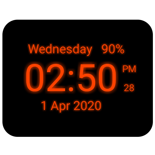 Digital Clock Live Wallpaper icon