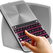 Pink Chrome Keyboard Theme icon