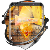 Keyboard Orange Autumn icon