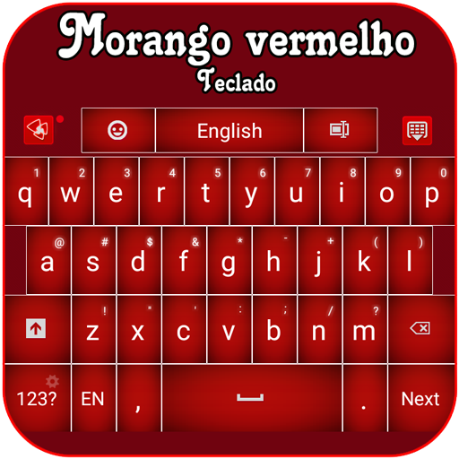 Morango vermelha Teclado icon