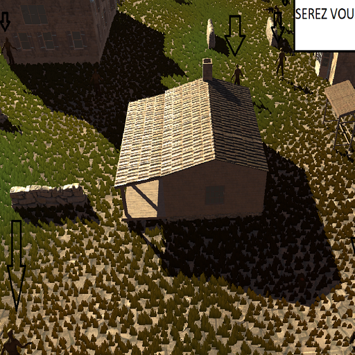 Zombie destruction top view icon