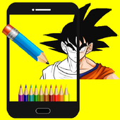How To draw Dragon ball Z DBZ icon